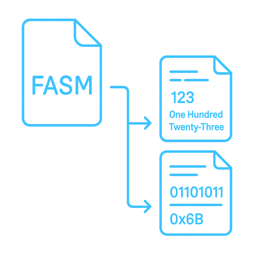 FASM outputs